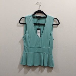 BCBGMaxAzria Amma Peplum Top